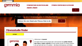 What Gymmia.de website looked like in 2018 (6 years ago)