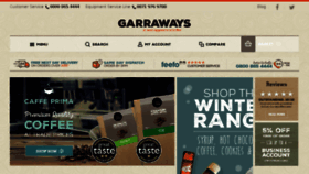 What Garraways.co.uk website looked like in 2018 (6 years ago)