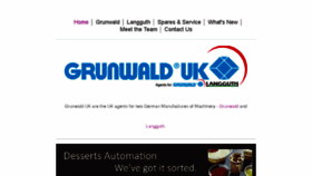 What Grunwald-uk.com website looked like in 2018 (7 years ago)