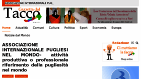 What Gazzettadaltacco.it website looked like in 2018 (6 years ago)