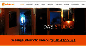 What Gesangsunterricht-hamburg.de website looked like in 2018 (6 years ago)