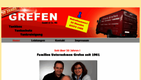 What Grefen-oeltank.de website looked like in 2018 (6 years ago)