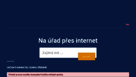What Gov.cz website looked like in 2018 (6 years ago)