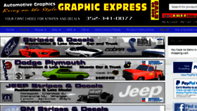 What Graphic-express.com website looked like in 2018 (6 years ago)