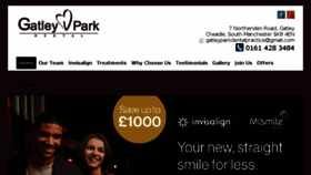 What Gatleyparkdental.co.uk website looked like in 2018 (6 years ago)