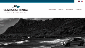 What Gumbs-car-rental.com website looked like in 2018 (6 years ago)