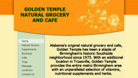 What Goldentemplehealthfoods.com website looked like in 2018 (6 years ago)