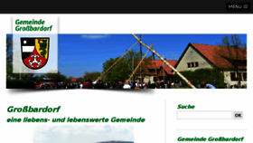 What Grossbardorf.de website looked like in 2018 (6 years ago)