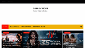 What Guruofmovie.com website looked like in 2018 (6 years ago)