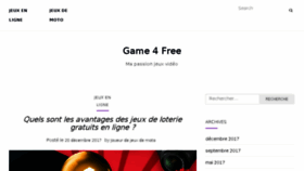 What Game-4-free.fr website looked like in 2018 (6 years ago)