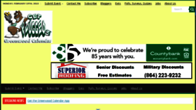 What Greenwoodcalendar.com website looked like in 2018 (6 years ago)