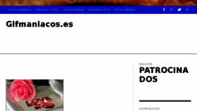 What Gifmaniacos.es website looked like in 2018 (6 years ago)
