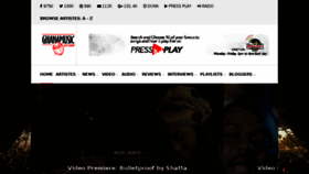 What Ghanamusic.com website looked like in 2018 (6 years ago)