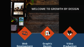 What Growthbydesign.org website looked like in 2018 (6 years ago)