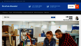 What Grafisk-handel.se website looked like in 2018 (6 years ago)