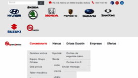 What Grupoortasa.com website looked like in 2018 (6 years ago)