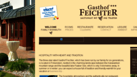 What Gasthof-feichter.com website looked like in 2018 (6 years ago)