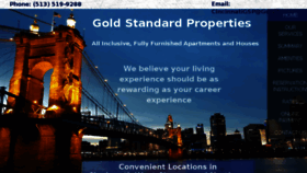 What Goldstandardcincinnati.com website looked like in 2018 (6 years ago)