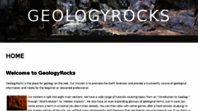 What Geologyrocks.co.uk website looked like in 2018 (6 years ago)