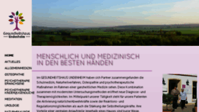 What Gesundheitshaus-undenheim.de website looked like in 2018 (6 years ago)