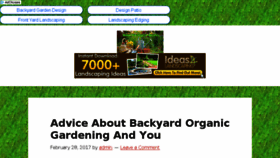 What Growbackyardgarden.com website looked like in 2018 (6 years ago)