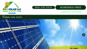 What Goprosolar.com website looked like in 2018 (6 years ago)