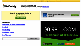 What Gorebet.com website looked like in 2018 (6 years ago)