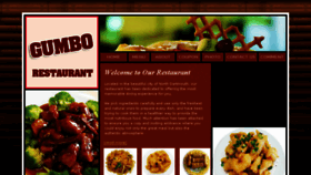 What Gumborestaurant.com website looked like in 2018 (6 years ago)