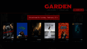 What Gardencinemas.net website looked like in 2018 (6 years ago)