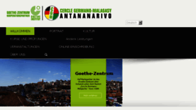 What Goethe-tana.de website looked like in 2018 (6 years ago)