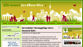 What Green-in-berlin.de website looked like in 2018 (6 years ago)