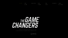What Gamechangersmovie.com website looked like in 2018 (6 years ago)