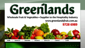 What Greenlandsfruit.com.au website looked like in 2018 (6 years ago)