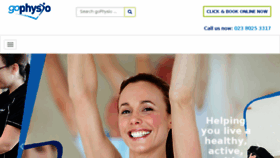 What Gophysiotherapy.co.uk website looked like in 2018 (6 years ago)