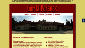 What Gorskiporanek.pl website looked like in 2018 (6 years ago)