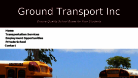 What Groundtransportinc.com website looked like in 2018 (6 years ago)