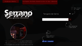 What Guiaserrano.com.br website looked like in 2018 (6 years ago)