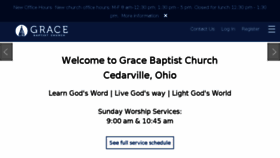 What Gracecedarville.org website looked like in 2018 (6 years ago)