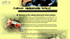 What Galwaymotorcycleschool.com website looked like in 2018 (6 years ago)