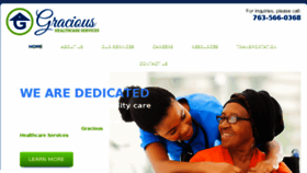 What Gracioushs.com website looked like in 2018 (7 years ago)