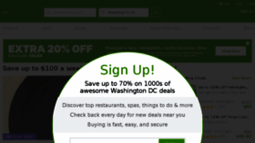What Groupon.co website looked like in 2018 (6 years ago)