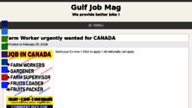 What Gulfjobmag.com website looked like in 2018 (6 years ago)