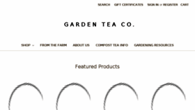 What Gardenteacompany.com website looked like in 2018 (6 years ago)