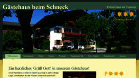 What Gaestehaus-beim-schneck.de website looked like in 2018 (6 years ago)