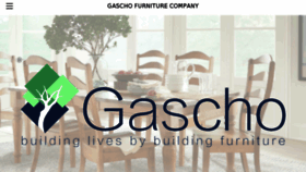 What Gaschofurniture.com website looked like in 2018 (6 years ago)