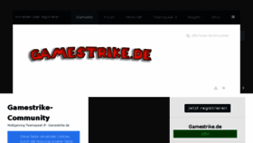 What Gamestrike.de website looked like in 2018 (6 years ago)