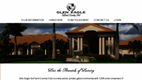 What Gleneaglecountryclub.com website looked like in 2018 (6 years ago)