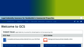 What Gcs-title.co.uk website looked like in 2018 (6 years ago)