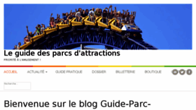 What Guide-parc-attractions.fr website looked like in 2018 (6 years ago)