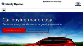 What Grimsbyhyundai.com website looked like in 2018 (6 years ago)